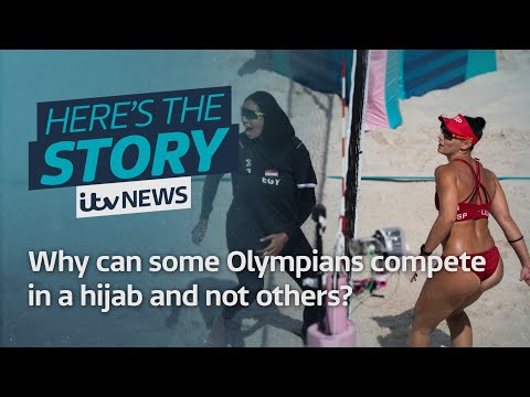 Why can some Olympians compete in a hijab and not others? | ITV News