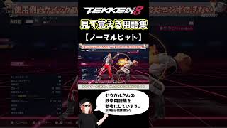 【鉄拳8】見て覚える用語集【ノーマルヒット】