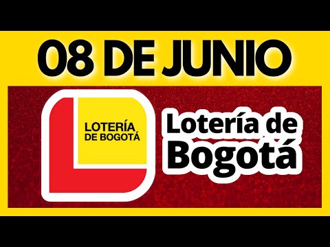 Resultado LOTERIA DE BOGOTA JUEVES 08 de JUNIO de 2023 ULTIMO SORTEO