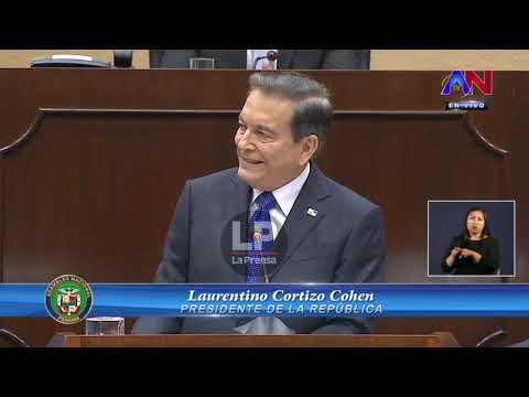 Discurso del presidente Laurentino Cortizo en la Asamblea Nacional