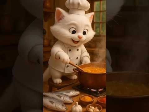 who wants this fish curry??#cat #cats #catlovers #catshorts #funny #viral #shorts #short #ai#youtube
