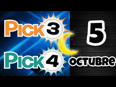 Resultado PICK 3 Y PICK 4 NOCHE Sabado 5 de Octubre de 2024