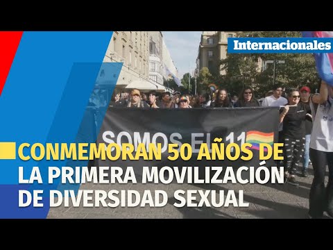 Decenas conmemoran en Chile 50 años de la primera movilización de diversidad sexual