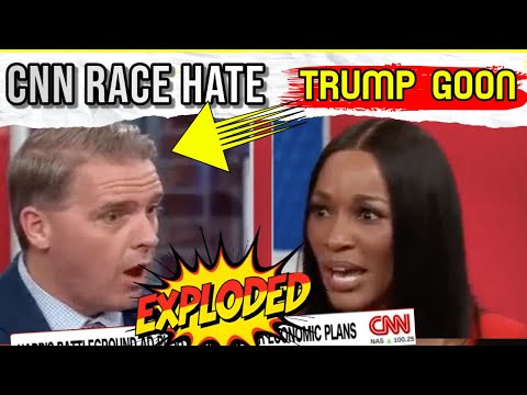 CNN let Tump clown  EXPLODE race hate Basketball dumbness White v Black SHOUTING at each other