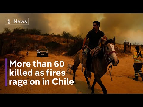 Fires kill at least 64 and cause widespread destruction in central Chile