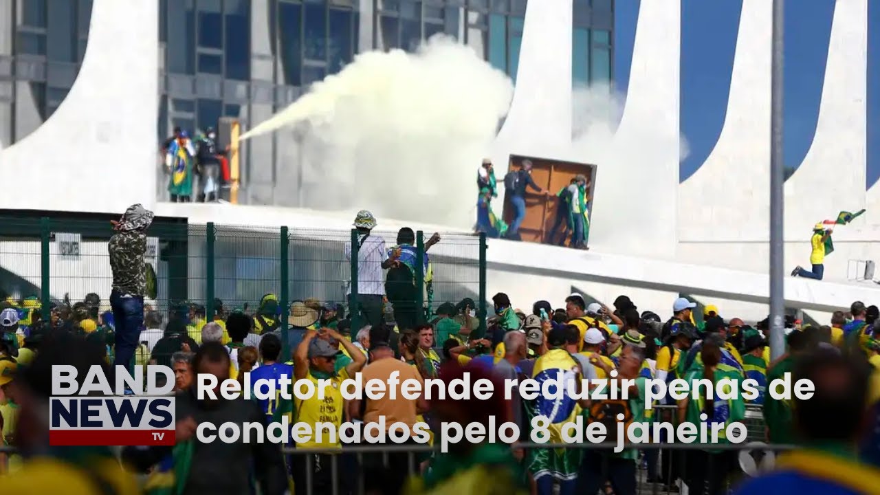 Relator defende reduzir penas de condenados pelo 8 de janeiro | BandNewsTV