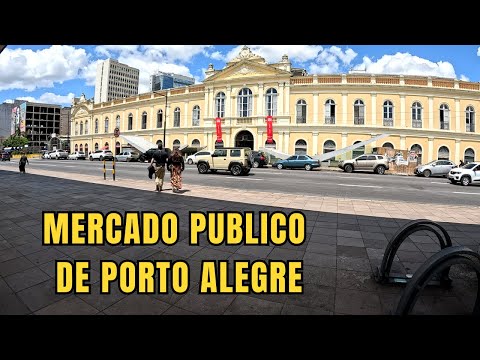 Mercado Público de Porto Alegre no Domingo