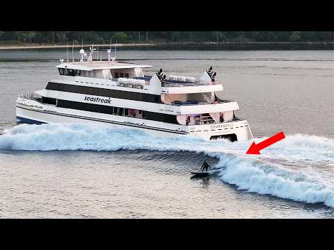 Historic BIGGEST Ferry Wave on Record in New Jersey
