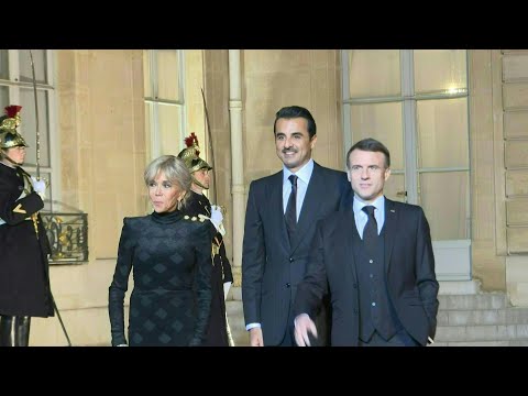 L'émir du Qatar en visite d'Etat en France | AFP