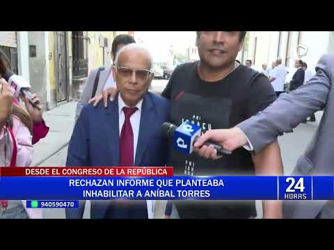 Aníbal Torres: Pleno del Congreso rechaza inhabilitar por 10 años a expremier