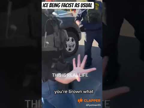 ICE ON PATROL BEING FACIST #shortsviral #shortsyoutube #shorts