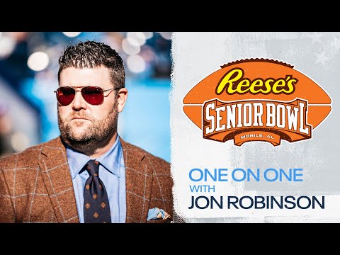 Jon Robinson at the Senior Bowl | 1-on-1 Interview video clip