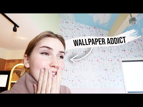 Video: my pastel fairy dream house is coming together.. slowly.. very slowly *wallpaper extravaganza*