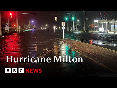 Hurricane Milton makes landfall in Florida, US | BBC News