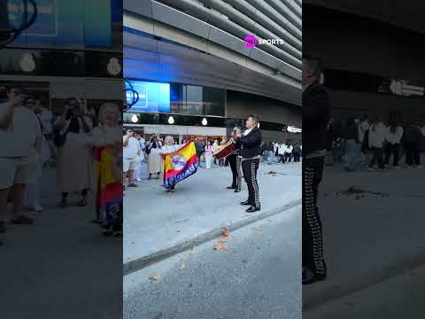 ¡MARIACHI EN EL SANTIAGO BERNABÉU! #Shorts