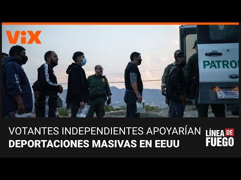 El 58% de los votantes independientes apoya las deportaciones masivas, según encuesta: ¿por qué?