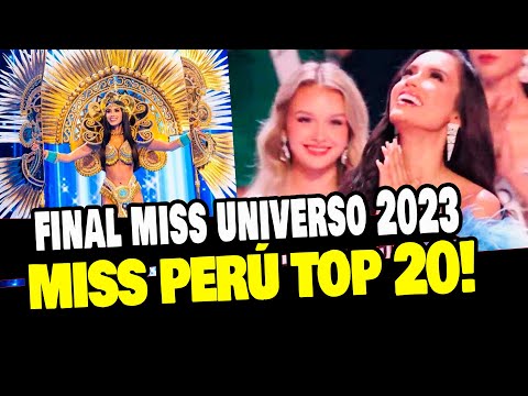 MISS UNIVERSO: MISS PERÚ CAMILA ESCRIBENS PASÓ AL TOP 20 Y ASÍ REACCIONÓ
