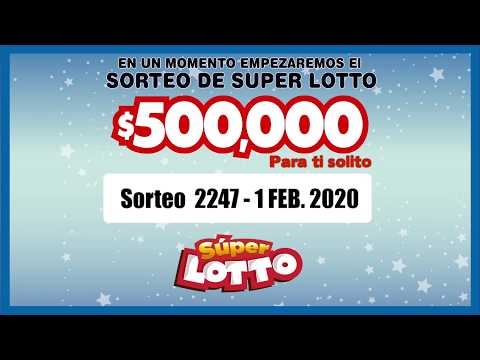 Sorteo Lotto 2247 1-FEB-2020