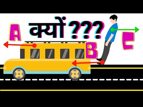 Bus Rukne se jhatka kiu lagta hai | laws of motion in Hindi | ब्रेक लगने से आगे क्यों गिरते हैं