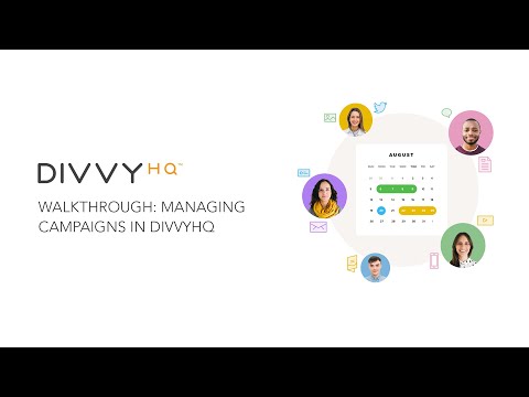 DivvyHQ 3.0 Walkthrough: Campaigns Management