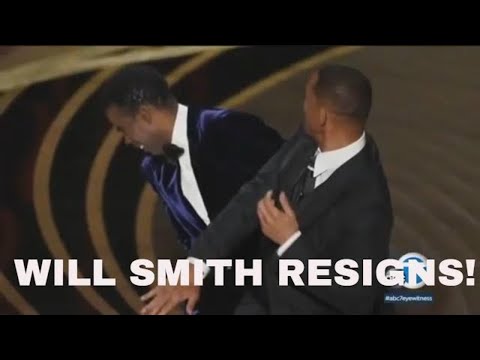 Will Smith Resigns From Academy Ahead Of Decision On His Future After Oscar Slap Of Chris Rock.