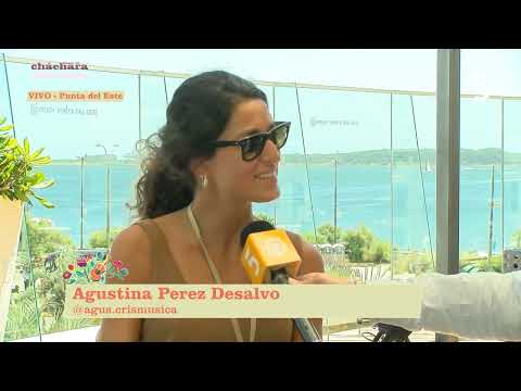 Desde Punta del Este, conversamos con la cantante Agustina Pérez Desalvo