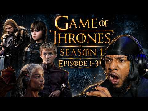 I finally watched "GAME OF THRONES" | Season 1 Episodes 1-3...... This show is DIABOLICAL ❗❗
