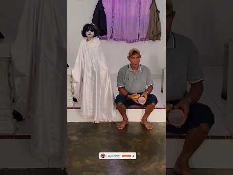 “I Thought He Wasn’t Afraid of Ghosts… Turns Out I Was Wrong! 👻😂” #funny #comedy #shorts #viral