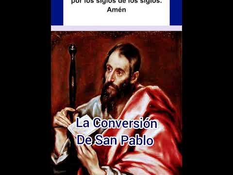 Oración en la Conversión de San Pablo. 25 de Enero. #catolico #santodeldía