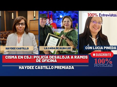 Cisma en CSJ: Policía desaloja de oficina a Alba Luz Ramos/ Haydee Castillo premiada