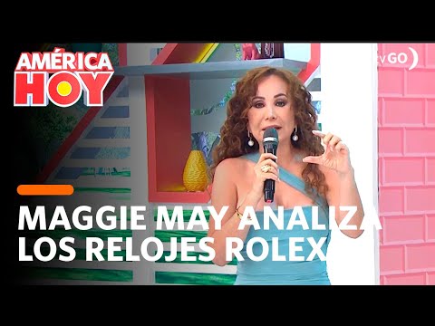 América Hoy: Maggie May analiza los lujosos relojes Rolex de la presidenta Dina Boluarte (HOY)