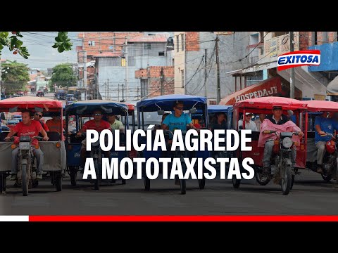 Huacho: Policía agrede a mototaxistas que se reunían para una protesta contra el alcalde