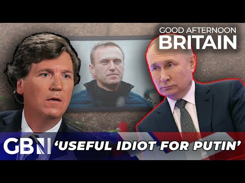 Tucker Carlson blasted as 'useful idiot for Putin' as Navalny dies: 'must feel sick!'