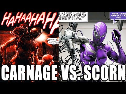 CARNAGE VS. SCORN & HYBRID SYMBIOTES │ Comic History