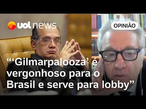 Gilmarpalooza é vergonhoso para o Brasil e serve para lobby, diz Maiervotch: 'Instituto driblou lei'