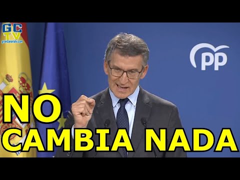 NO CAMBIA NADA la relación con Sánchez y el Gobierno Feijóo tras pacto PP y PSOE por el CGPJ