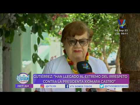 Gutiérrez: “Han llegado al extremo del irrespeto contra la presidenta Xiomara Castro”