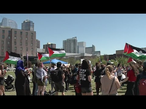Students hold pro-Palestine rally on Auraria Campus in Denver