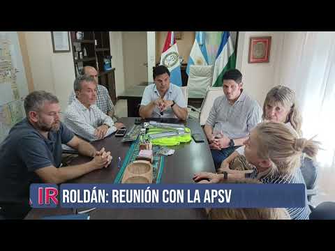 Reunión entre la Municipalidad de Roldán y la APSV