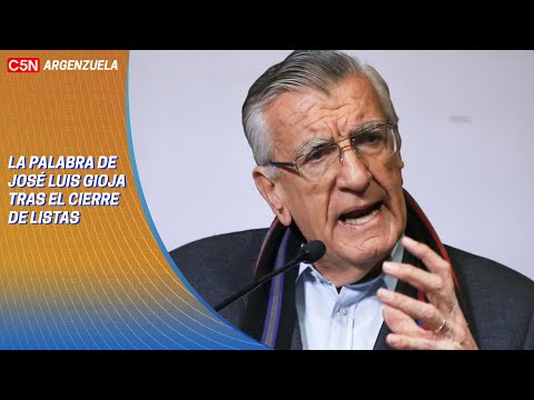 JOSÉ LUIS GIOJA habló sobre la candidatura de MASSA y ROSSI: La fórmula es potente