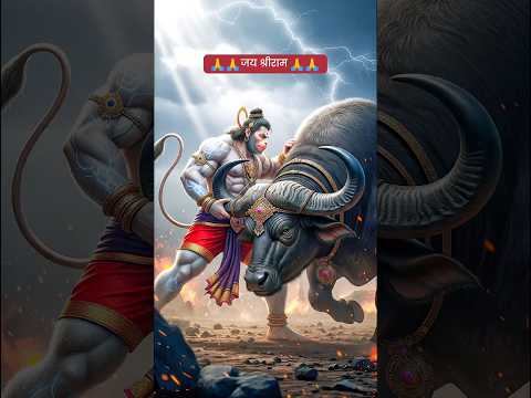 Jay Hanuman Gyan Gun Sagar 🙏🙏🚩🚩 || #hanuman #ai #story #animation #shorts