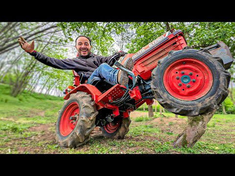 J'ai acheté un MICRO TRACTEUR ! (IL GRIMPE AUX ARBRES !)