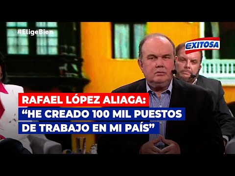 Rafael López Aliaga: Soy empresario, he creado 100 mil puestos de trabajo en mi país
