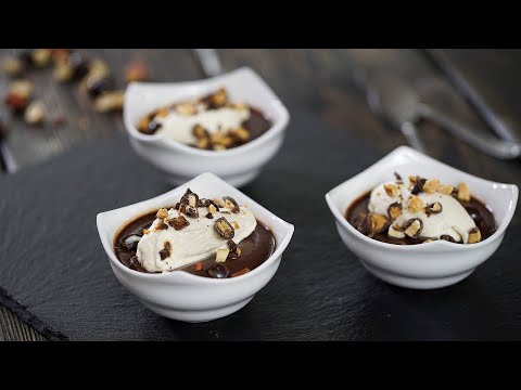 No-bake Chocolate Peanut Butter Pots de Crème