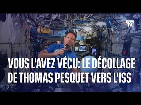 Vous l'avez vécu sur BFMTV: Le décollage de Thomas Pesquet vers l'ISS