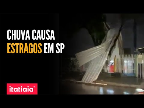 SÃO PAULO REGISTRA VENDAVAL MAIS FORTE DESDE 1995; VEJA ESTRAGOS