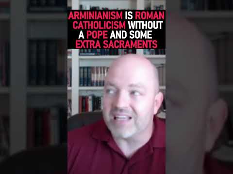 Arminianism is Roman Catholicism Minus a Pope and Some Extra Sacraments - Rev. Hines Podcast #shorts