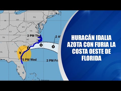 Huracán Idalia azota con furia la Costa Oeste de Florida