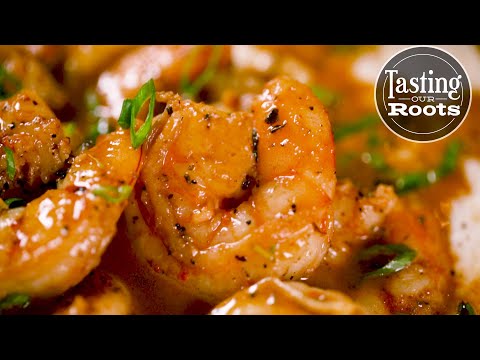 BBQ Butter Shrimp and Grits
