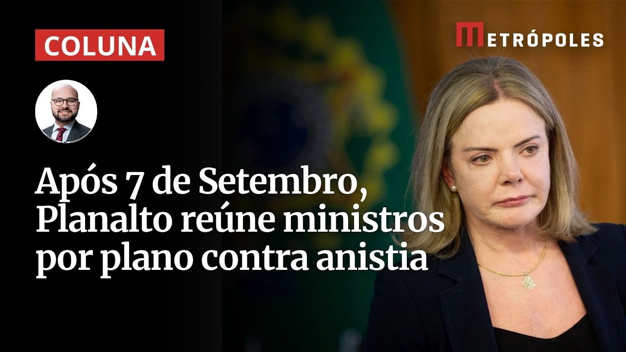 Após 7 de Setembro Planalto reúne ministros por plano contra anistia